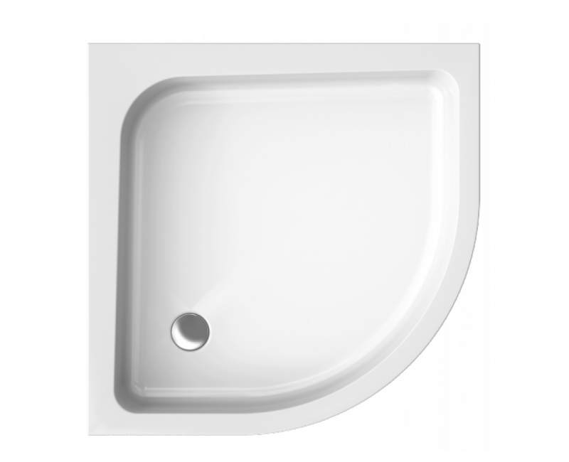 Polimat Душевой поддон полукруглый PAKO 90x90cm, 00091