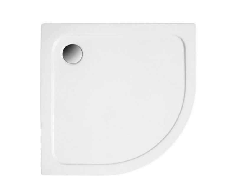 Polimat Душевой поддон полукруглый STANDARD 80x80cm, 00787