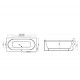 Polimat Vanna LONG 170x80 cm, 00427 Polimat Vanna LONG 170x80 cm, 00427