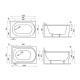 Polimat Vanna MINI 100x65 cm, 00059 Polimat Vanna MINI 100x65 cm, 00059