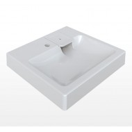 Polycer Akmens Masas Izlietne virs veļas mašīnas Compactino 60x50 cm, WBX-102