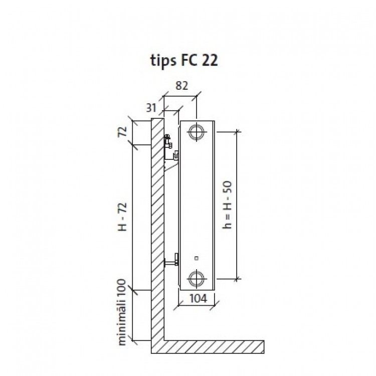 PURMO PLAN Compact FC radiators 22-300x800 PURMO PLAN Compact FC radiators 22-300x800