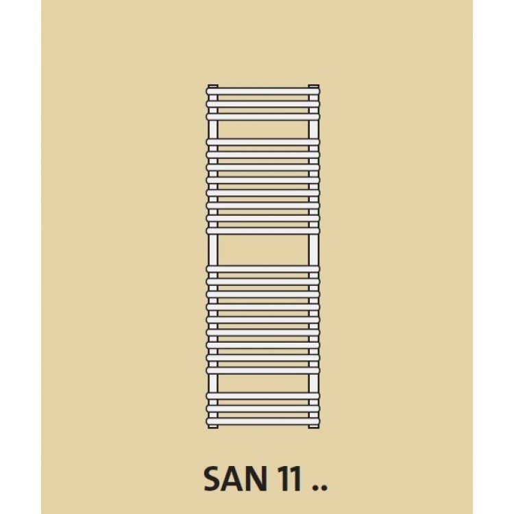 PURMO Dvieļu žāvētājs SANTORINI 400x1134, balts PURMO Dvieļu žāvētājs SANTORINI 400x1134, balts
