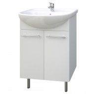 RB QUADRO Vannas istabas skapītis ar izlietni 60cm QA60-3/P