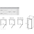RAVAK Dušas durvis PIVOT PDOP1 90 cm, spīdīgs/hroms