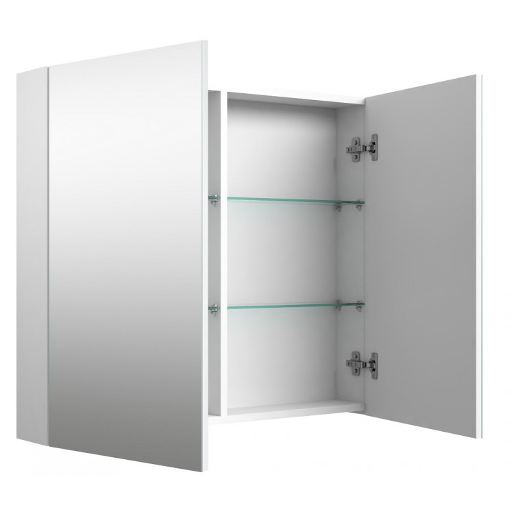 RB MILANO Vannas istabas spoguļskapītis, LED, 80 cm 1902512 RB MILANO Vannas istabas spoguļskapītis, LED, 80 cm 1902512