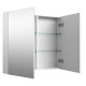 RB MILANO Vannas istabas spoguļskapītis, LED, 80 cm 1902512 RB MILANO Vannas istabas spoguļskapītis, LED, 80 cm 1902512
