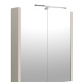 RB JOY Vannas istabas spoguļskapītis 58.2 cm ar LED apgaismojumu, 1402313