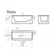 Vispool Прямоугольная ванна RELAX 169x81 Vispool Прямоугольная ванна RELAX 169x81