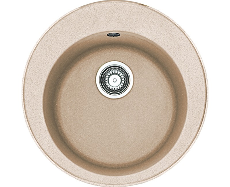 FRANKE Virtuves izlietne RONDA 51cm manual, ROG 610-41, beige