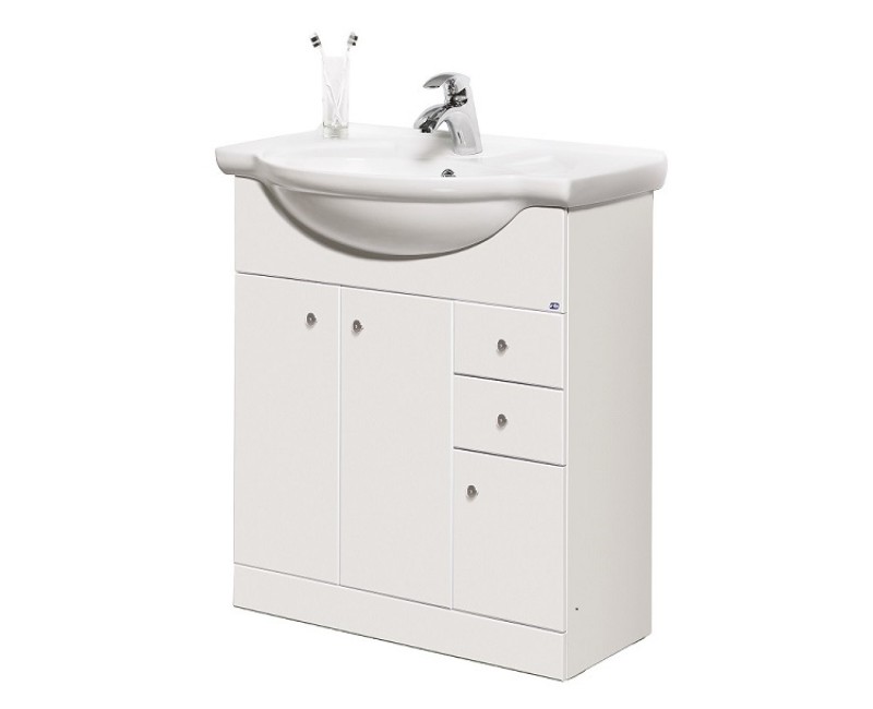 RB PIANO Vannas istabas skapītis 75cm zem izlietnes VA75-1/P