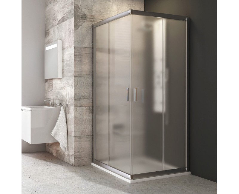 RAVAK Dušas stūris kvadrātveida BLRV2 90x90cm, satīns/matēts