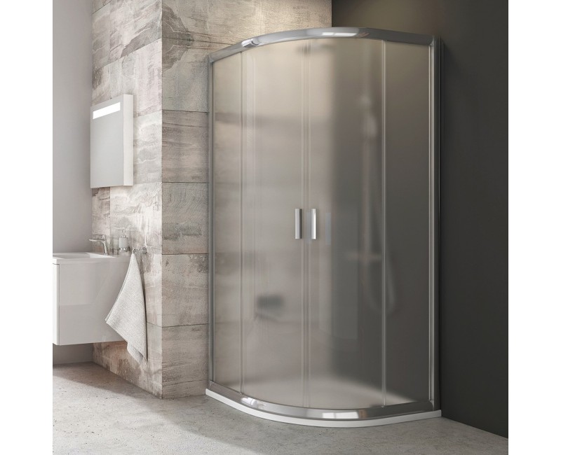 RAVAK Blix Pusapaļā dušas kabīne BLCP4 90x90cm