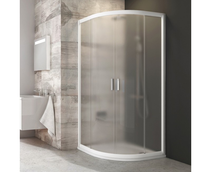 RAVAK Blix Pusapaļā dušas kabīne BLCP4 90x90cm