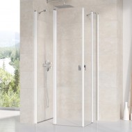 RAVAK Душевой уголок квадратный Chrome 2xCRV2 90x90 cm, (1 сторона) белый