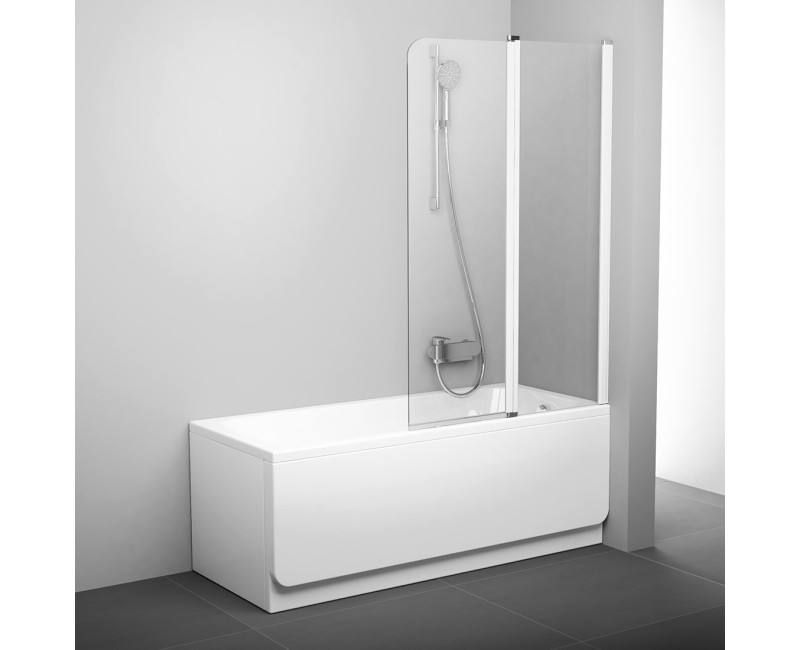 RAVAK Chrome Vannu sieniņa CVS2-100, balts