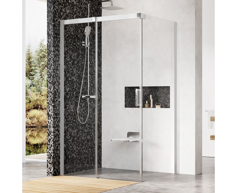 RAVAK Душевой уголок MATRIX MSDPS 100x100cm L, сатин