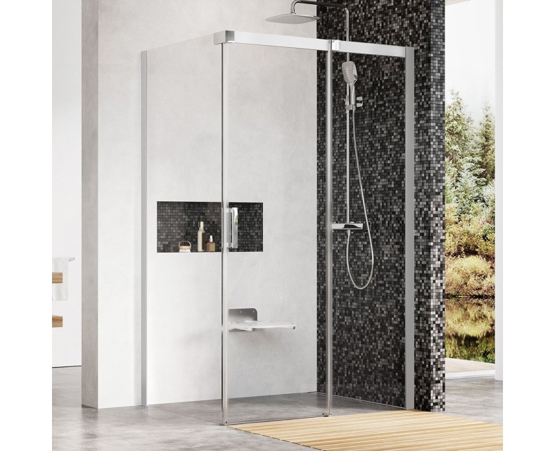 RAVAK Душевой уголок MATRIX MSDPS 100x100cm R, сатин