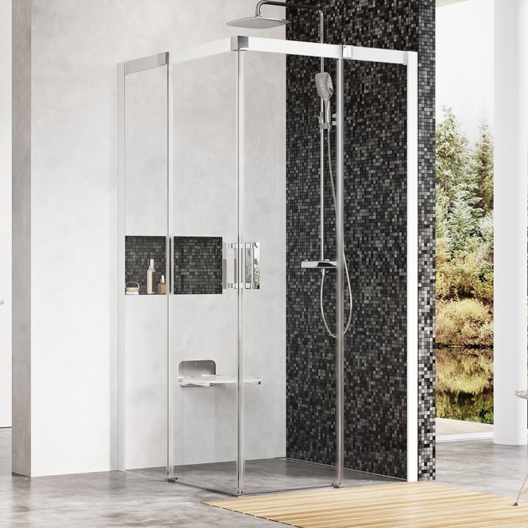 RAVAK Душевой уголок квадратный Matrix MSRV4 90x90cm, белый RAVAK Душевой уголок квадратный Matrix MSRV4 90x90cm, белый
