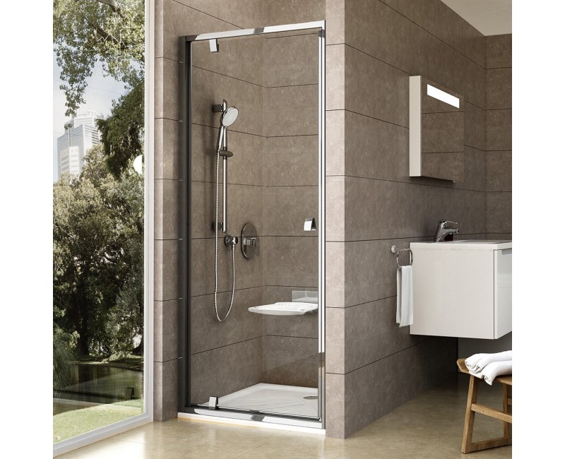 RAVAK Dušas durvis PIVOT PDOP1 90 cm, spīdīgs/hroms