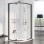 RAVAK Душевой уголок полукруглый PIVOT PSKK3 90x90см, чёрный