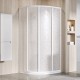 RAVAK Душевой уголок полукруглый SKCP4 90x90см, белый/полистирол RAVAK Душевой уголок полукруглый SKCP4 90x90см, белый/полистирол