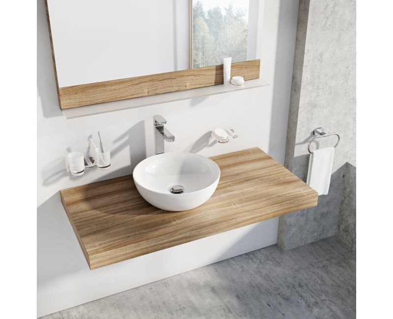 Ravak Uni Slim 400 B Vannas istabas izlietne 40cm, uzliekamā