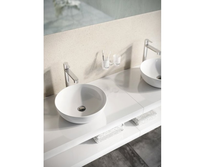 Ravak Uni Slim 400 B Vannas istabas izlietne 40cm, uzliekamā