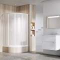 RAVAK Душевая кабина полукруглая SKCP4 Sabina 80x80, 31144V10011
