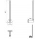 Ravak Chrome Rezerves tualetes papīra turētājs, hroms CR 420.00 Ravak Chrome Rezerves tualetes papīra turētājs, hroms CR 420.00