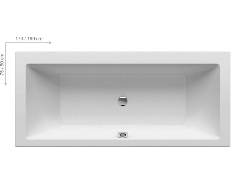 RAVAK Vanna FORMY 01 180x80