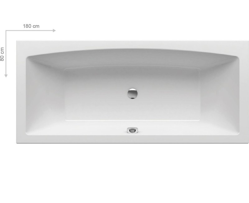 RAVAK Прямоугольная ванна FORMY 02 180x80