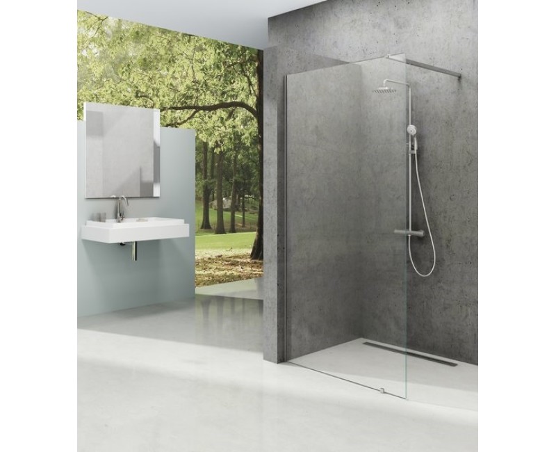 RAVAK Dušas siena Walk In Wall Black 70x200cm, GW9W10300Z1