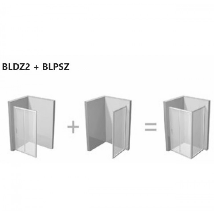 A RAVAK Dušas stūris kvadrātveida BLPSZ+BLDZ2 90x90 cm,stikls A RAVAK Dušas stūris kvadrātveida BLPSZ+BLDZ2 90x90 cm,stikls