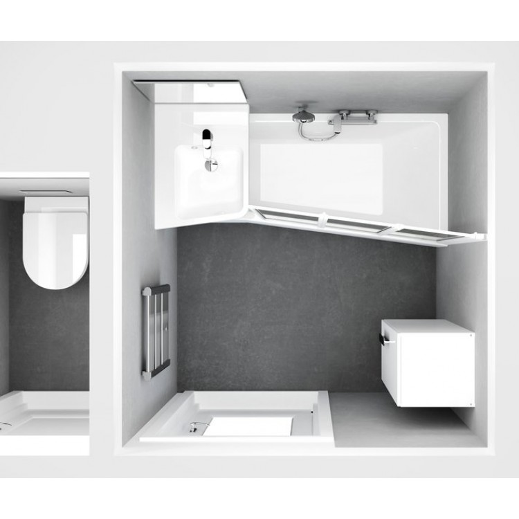 RAVAK Vanna BeHappy II 150x75 cm L RAVAK Vanna BeHappy II 150x75 cm L