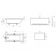 Ravak Vanna 10° 170 x 75 cm, balta Ravak Vanna 10° 170 x 75 cm, balta