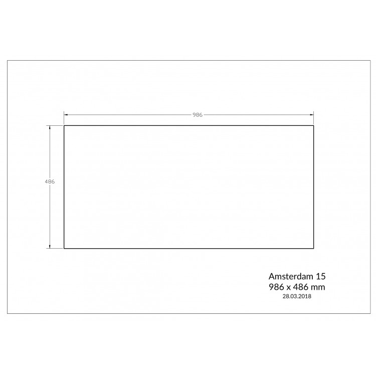 Reginox Amsterdam 15 Кухонная мойка 100x50см, R30967