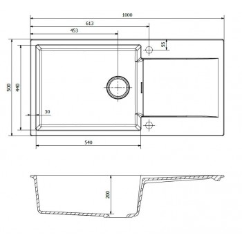 Reginox Amsterdam 540 Virtuves izlietne 100x50cm, R30790