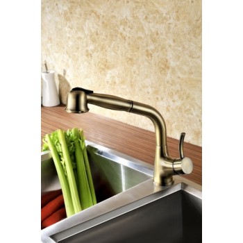 BLUE WATER RETRA Virtuves jaucējkrāns ar izvelkamu dušu