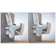 Vitra Sento Rim-ex Piekaramais WC ar SC vāku, 7748/120-003