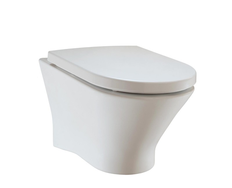 Roca Nexo Rimless Piekaramais WC pods ar Slow Close vāku