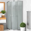 Roltechnik Pusapaļa dušas kabīne LLR2 900x900 mm, spīdīgs