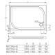 Roltechnik Rectan-M Душевой поддон прямоугольный 120x90cm, 80001