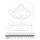 Roltechnik Vanna SABRINA NEO 150x150