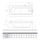 Roltechnik Vanna Vanessa NEO 150x70