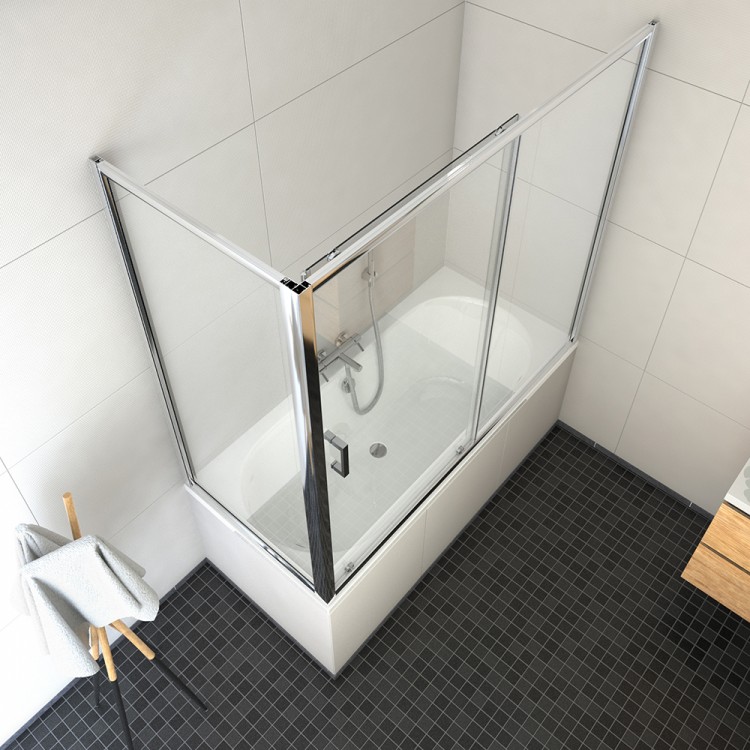 Roth Bīdāmās vannas durvis LLV2/1600+LLVB/750 Roth Bīdāmās vannas durvis LLV2/1600+LLVB/750