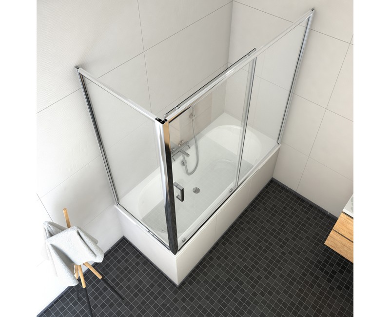 Roth Bīdāmās vannas durvis LLV2/1400+LLVB/900