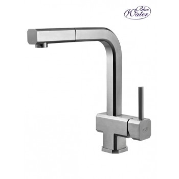 BLUE WATER ROSA-INOX cмеситель для кухни с выдвижным изливом