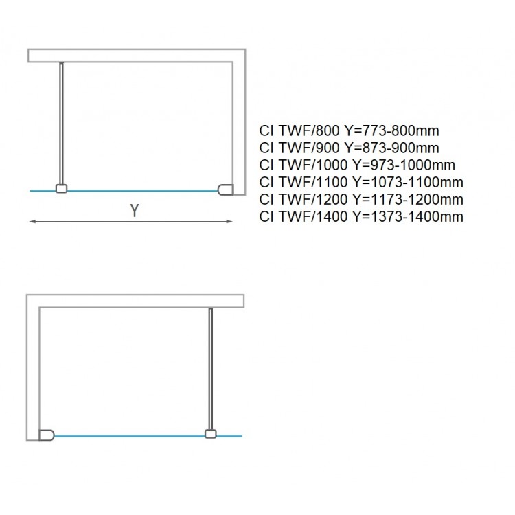 Roth Душевая стенка Calida Walk-In 80x220 cm, CITWF08020NPF Roth Душевая стенка Calida Walk-In 80x220 cm, CITWF08020NPF