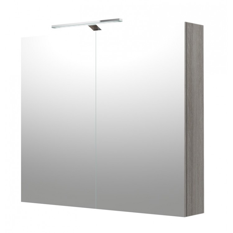 RB SCANDIC Vannas istabas spoguļskapītis, LED, 80 cm 1502503 RB SCANDIC Vannas istabas spoguļskapītis, LED, 80 cm 1502503